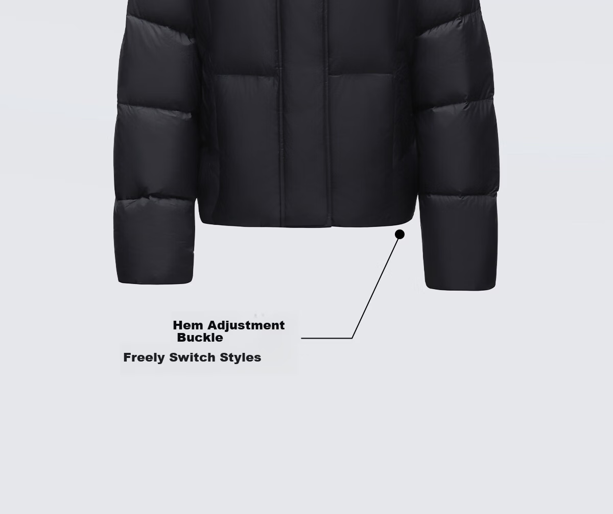 CAMEL Outdoor Short Water-Repellent Warm Down Jacket Puffer Coat 47