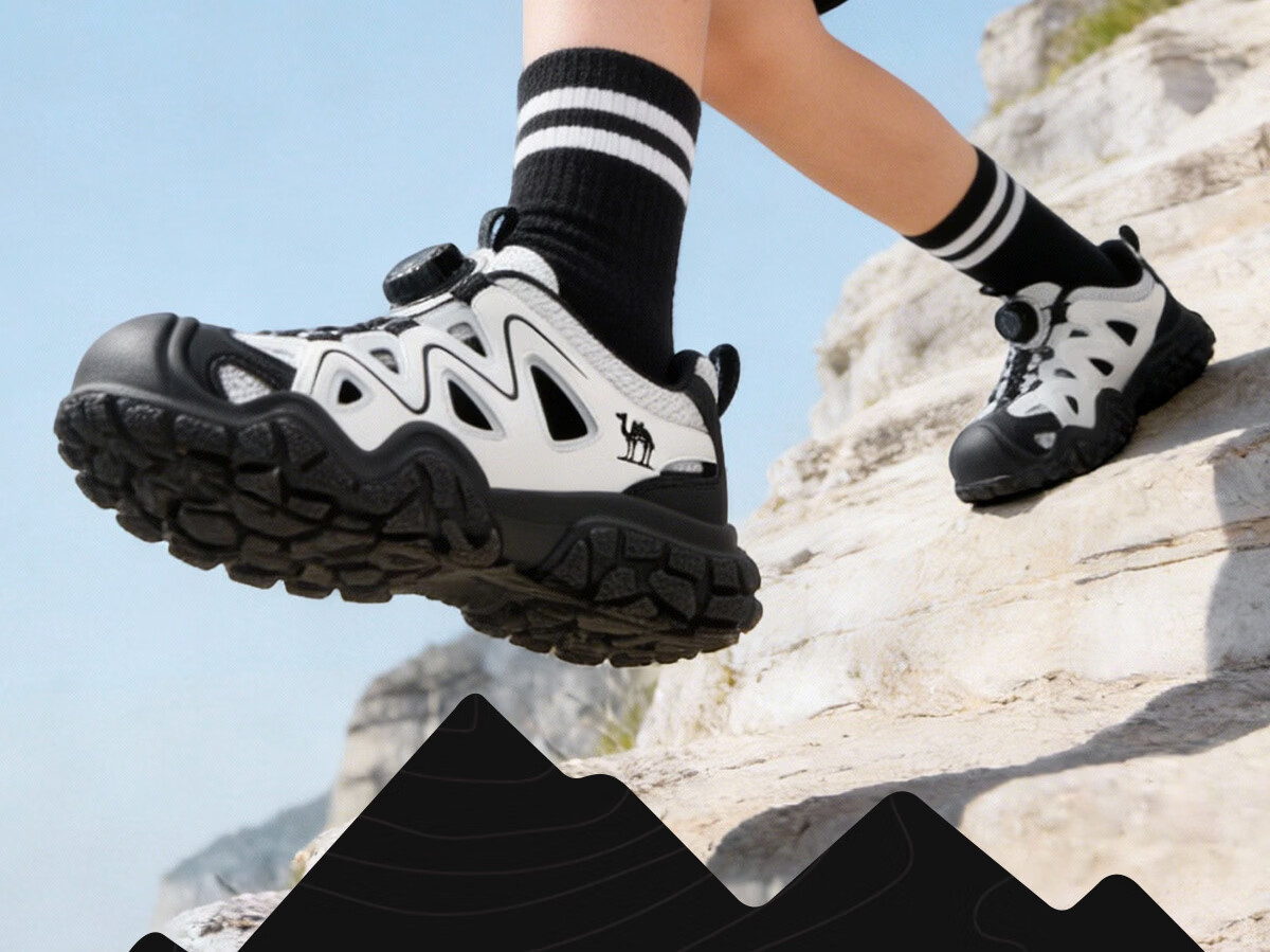 Camel Kids Hiking Shoes Spring Summer Creek Shoes Cute Outdoor Non-slip Toe Protection Sandals for Older Children and Parent-Child Models 9