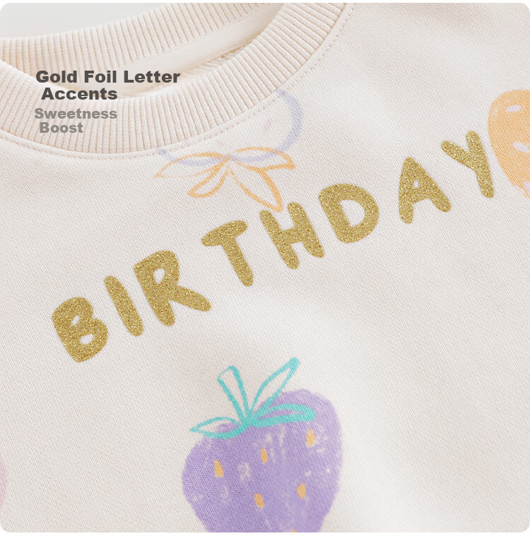 MARC&JANIE Girls' Sweatshirt Spring and Autumn Cartoon Print Loose Fit Sportswear Children's Top 240139 6
