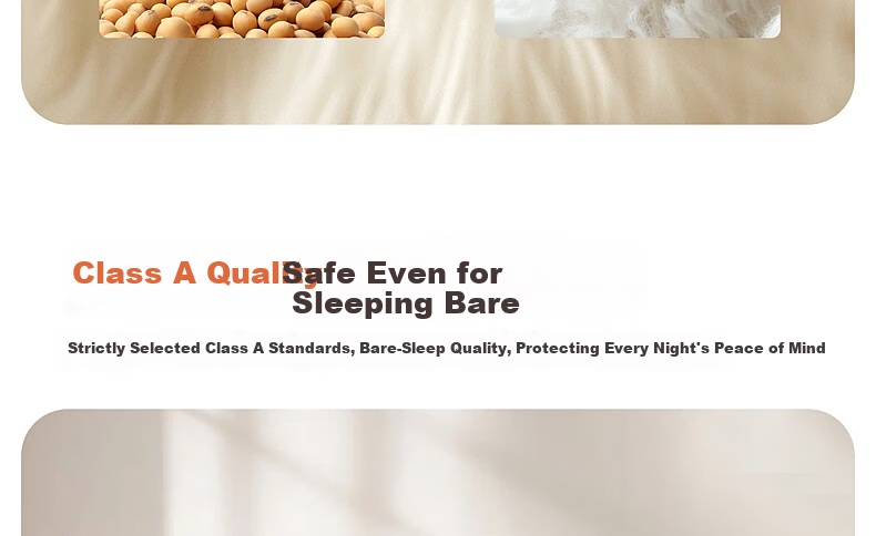 Belleace Mercury Home Textile A-Class Washable Soybean Filled Soft Antibacterial Brushed Fitted Mattress Protector Pad 7