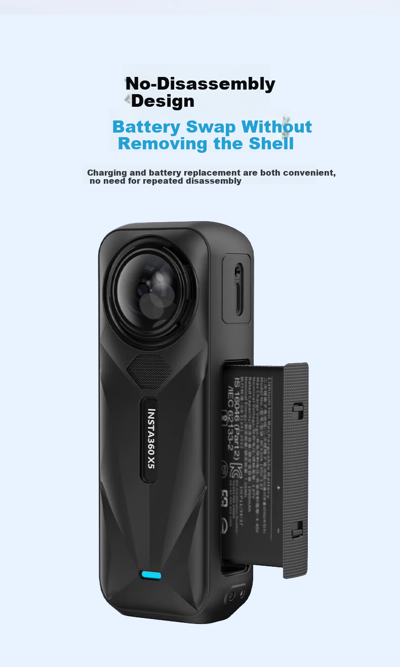 YOUFES Compatible with Insta360 X5/X4 Body Storage Bag, X4air Protective Case, Insta360 Quick-Release Bag, Action Camera Accessory, Scratch-Resistant And Wear-Resistant 5