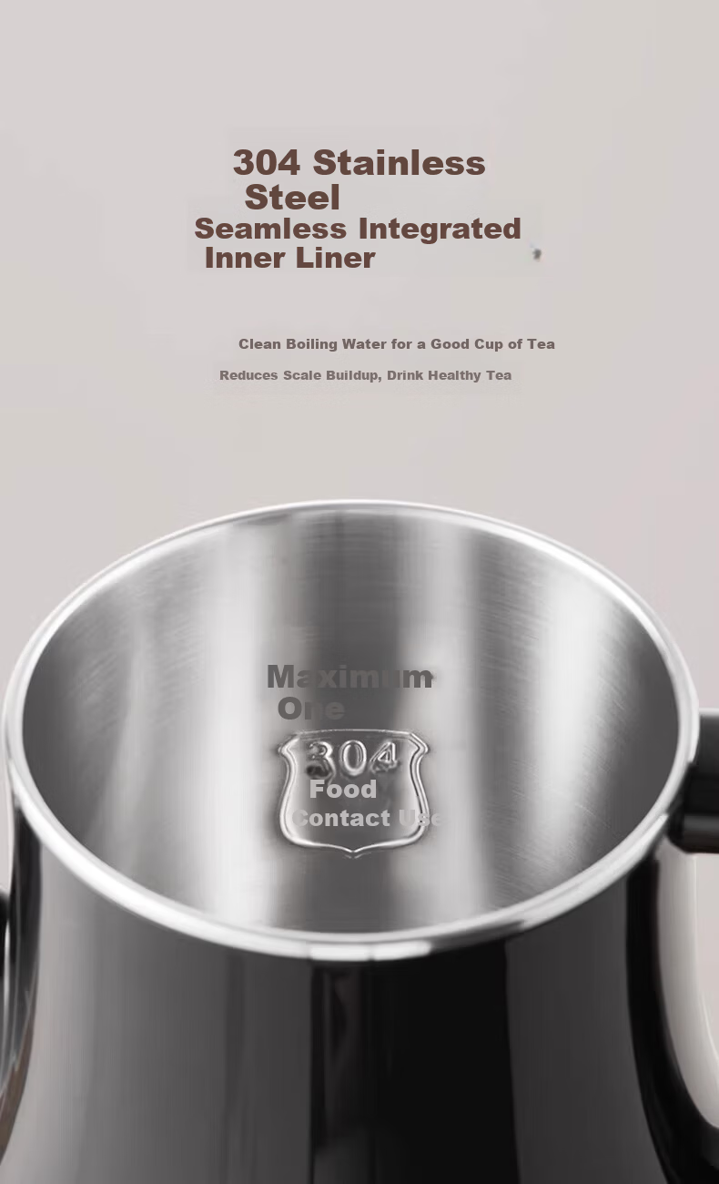 Midea Electric Kettle Double-Layer Anti-Scald Water Boiler Tea Maker Electric Tea Stove High Power Ring Heating Seamless Stainless Steel Inner Liner MK-PCE071 Price Protection 618 10