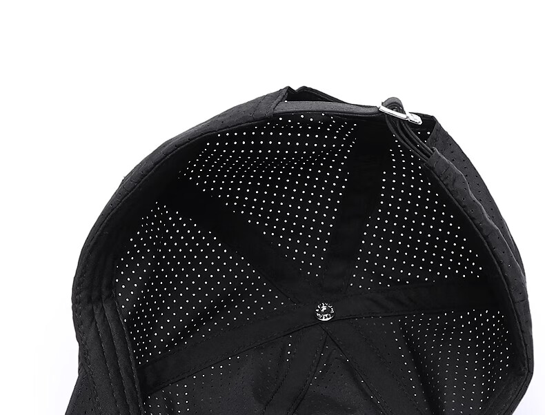 Miiow Men's Summer Baseball Cap Quick-Dry Mesh Breathable Sunshade Outdoor Duckbill Cap Dark Gray 17