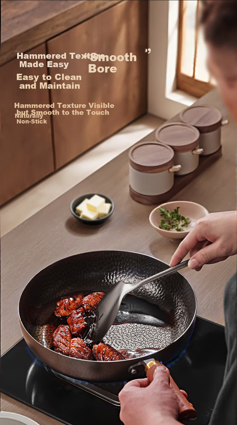 Joyoung 24cm Cast Iron Non-Stick Frying Pan Skillet Steak Breakfast Pan 7