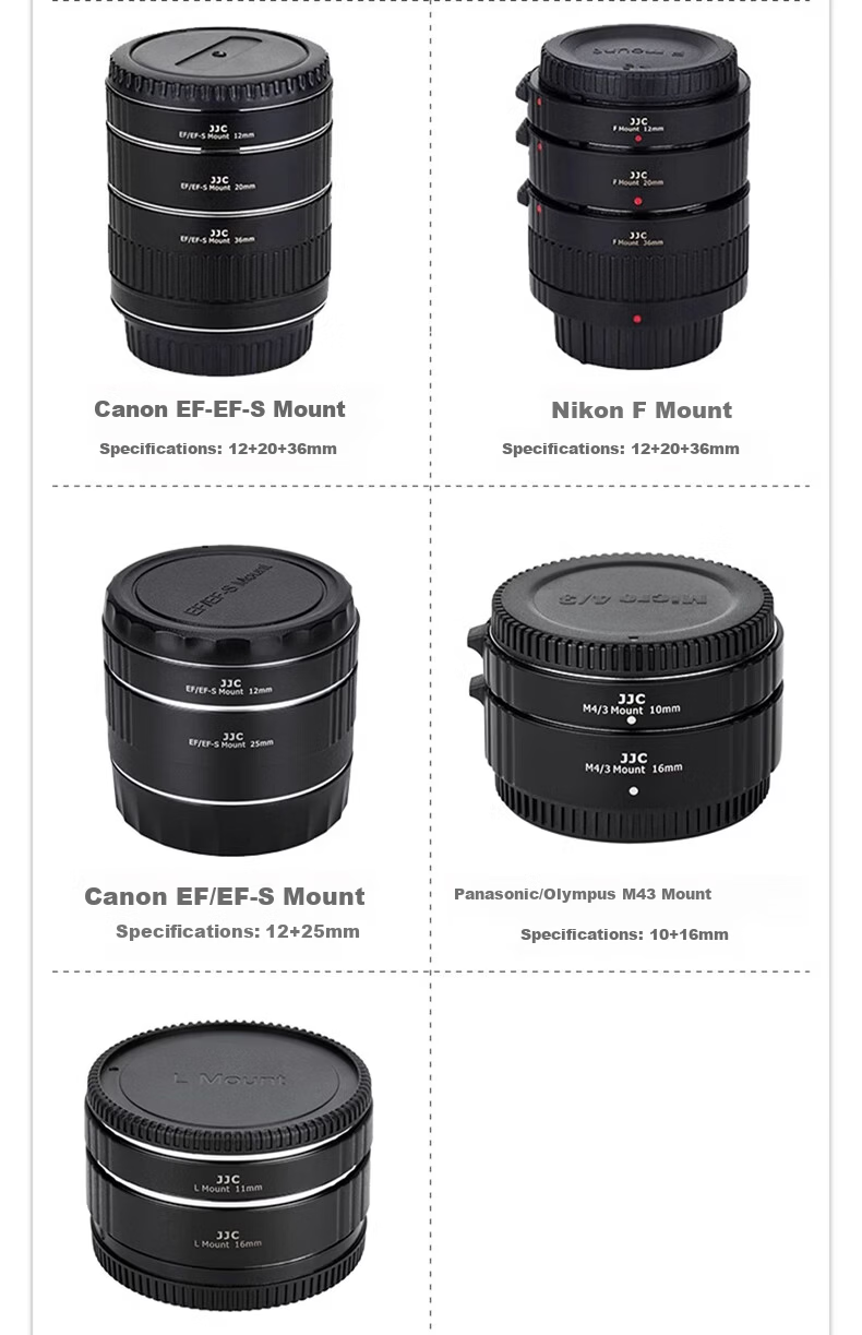 JJC Close-Up Lens Adapter Macro Extension Ring Z-Mount for Nikon Z50II Z6III Z63 ZF Z8 ZFC Z72 Z9 Z30 Zfc Camera Accessories 10