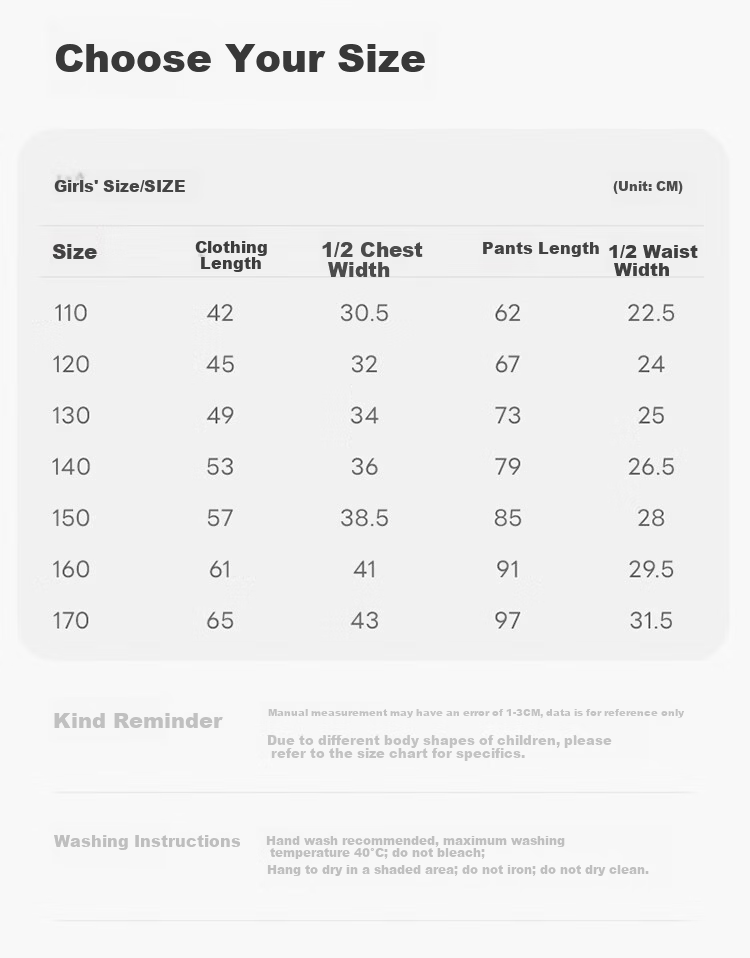 Hodo Girls' Autumn Cotton Thermal Underwear Set, Antibacterial and Mite-Resistant, 100% Cotton Base Layer Sweater for Ages 7A 11