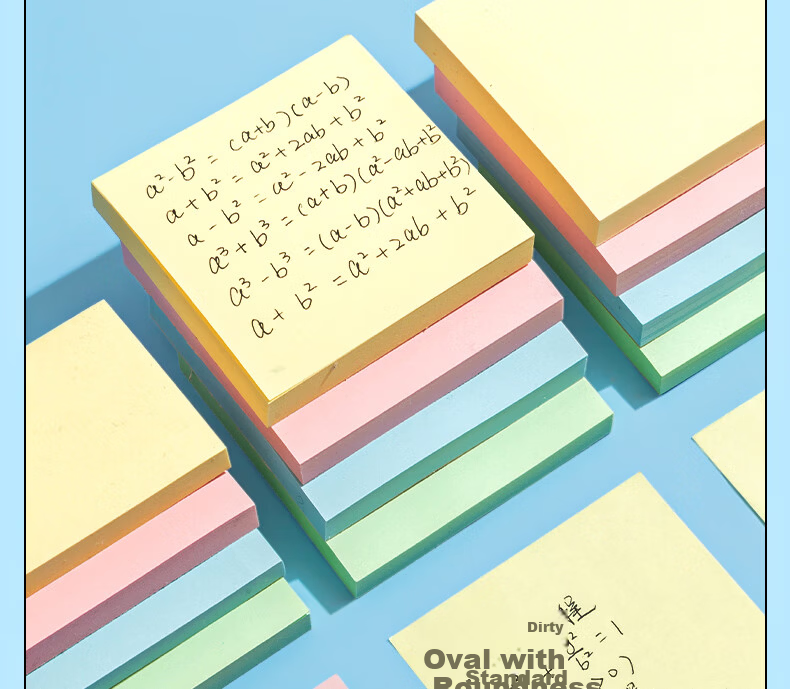 M&G Large Sticky Notes Label Pads Yellow 76x76mm YS-15344 Student Office Supplies 4