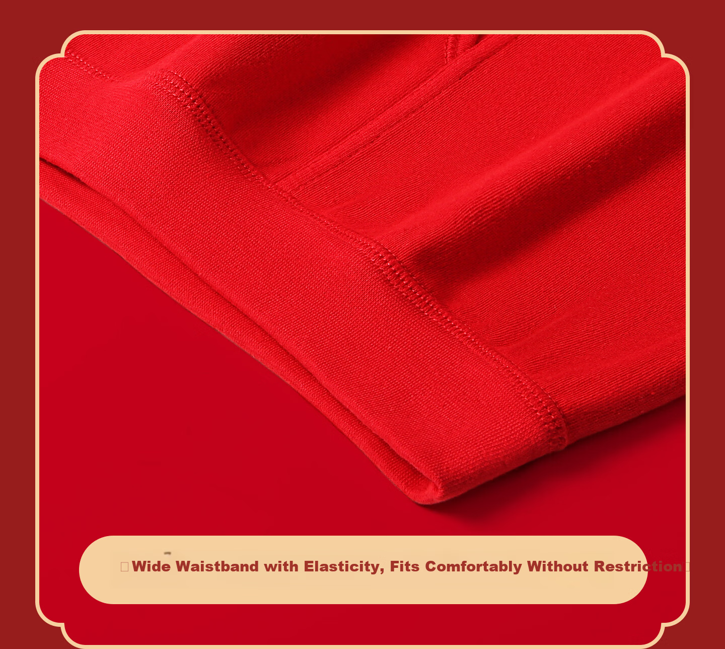 Hengyuanxiang [10A Antibacterial] Men's Red Thermal Underwear Set for the Year of Birth, Autumn Top and Bottom, Year of the Horse Qi Ji Red Gift Box 28