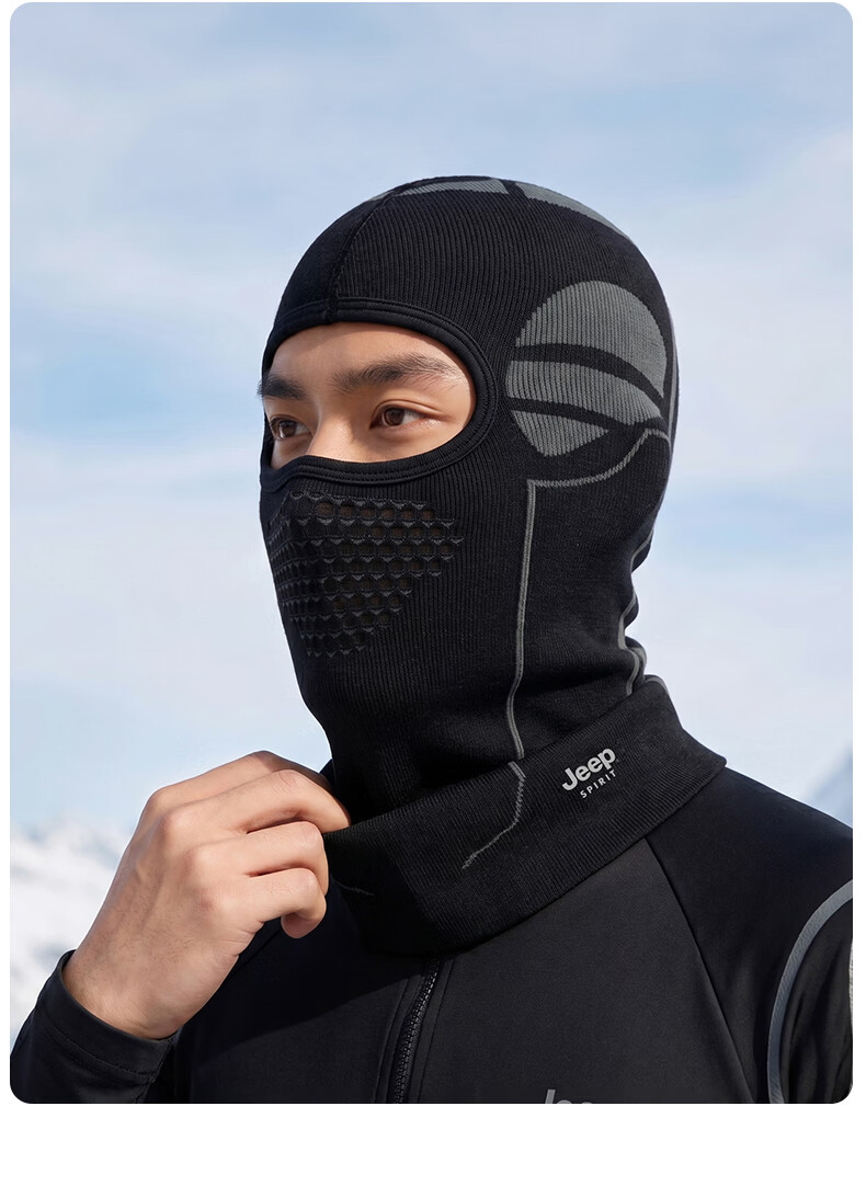 JEEP Sun Protection Full Face Cycling Mask Summer Breathable Motorcycle Neck Gaiter Windproof Dustproof Outdoor Gear 15