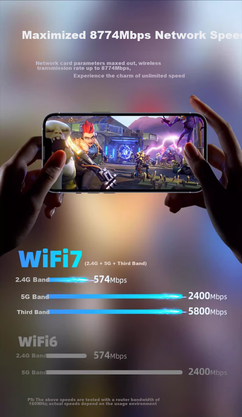 Fenvi PCIe Wireless Network Card AX900+ Bluetooth 5.4 Dual-Band 5G Desktop Computer WiFi 6 Internal Network Card Wireless WiFi Receiver for Home and Office Use 5