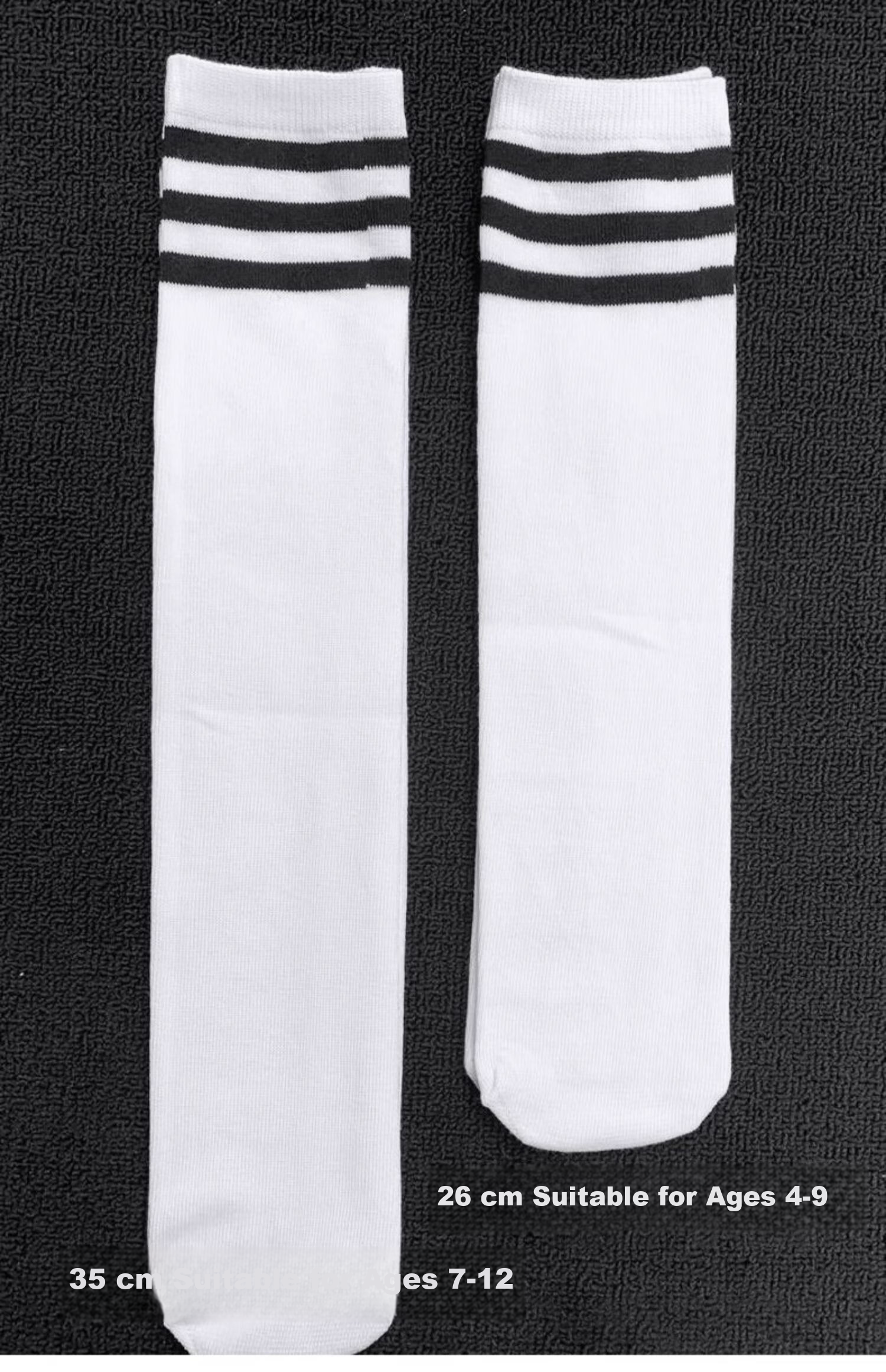 Luomeng Children's Socks, Kindergarten And Elementary School Students' College-Style Patchwork Striped Black Performance Dance Socks, Small Size 2