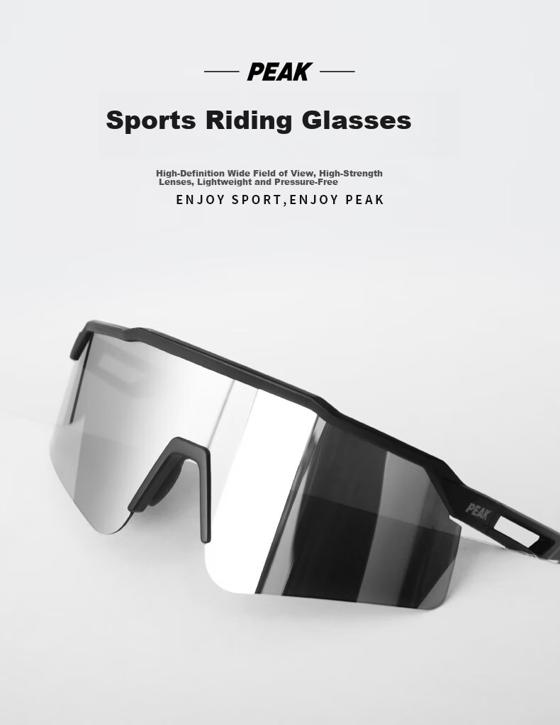 Peak Cycling Glasses Day and Night Use Professional Windproof Sandproof Goggles Outdoor Sports Riding Gear for Men and Women 1