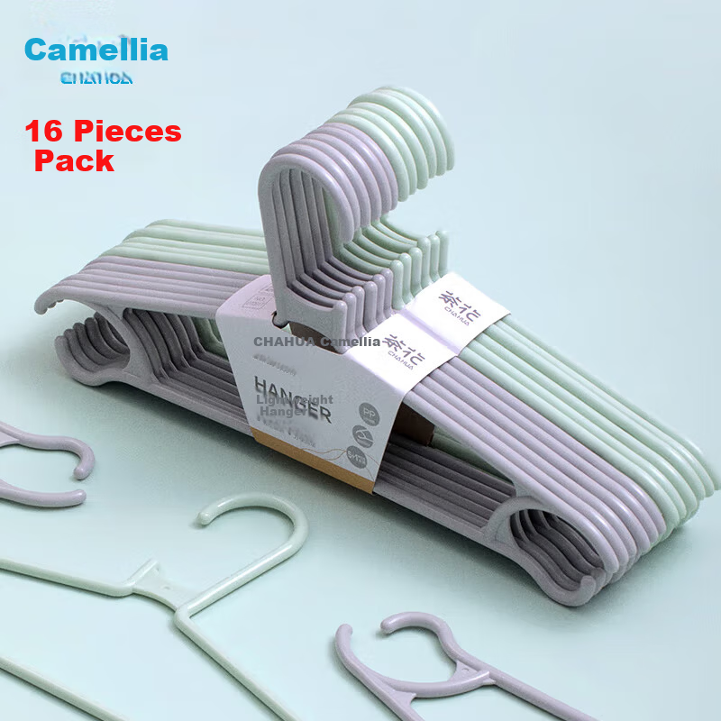 Chahua Coat Hanger Clothes Drying Rack Clothes Hanger Set 16 Pieces