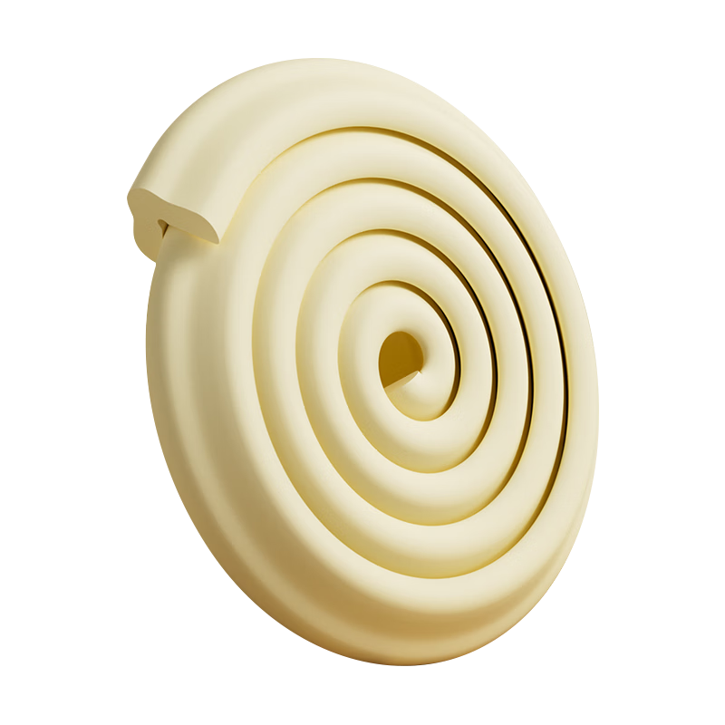BEIDELI Baby Safety Edge Guards, Infant Anti-Collision Protection Strips, 3M Adhesive, Widened And Thickened, L-Shaped, Beige, 6-Meter Roll