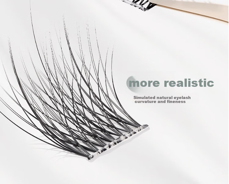 Goood 0.07mm Ultra-Fine Korean Style False Eyelashes, Individually Defined, Glue-Free, Self-Adhesive, Formaldehyde-Free, Natural Look 17