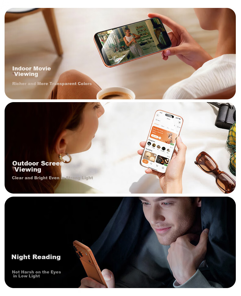BASEUS [AR Anti-Reflective | 1:1 Mold] IPhone 18 Pro/17 Pro Tempered Glass Screen Protector, Apple 18 Pro/17 Pro Phone Film, Dust-Free Chamber Protective Film, Single Piece 14