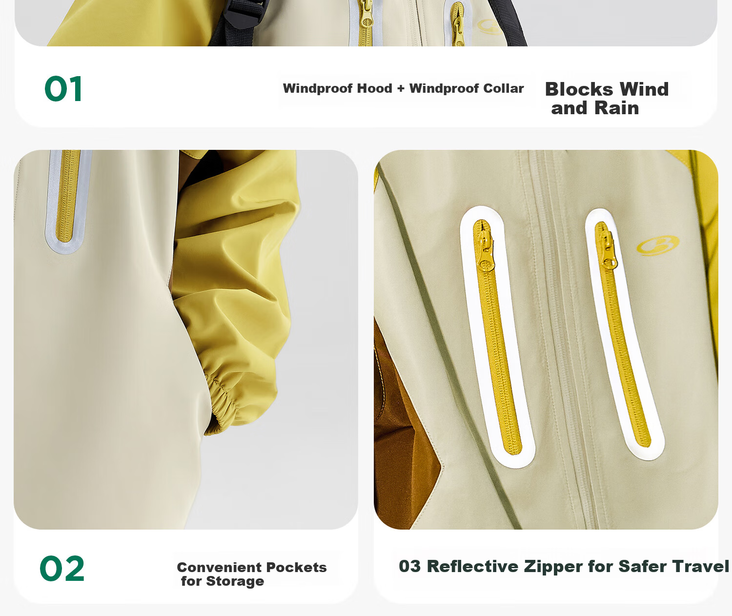 ZuoXi Kids 2026 New Boys 3-in-1 Softshell Jacket Spring Windproof Waterproof Yellow-Green 130 16