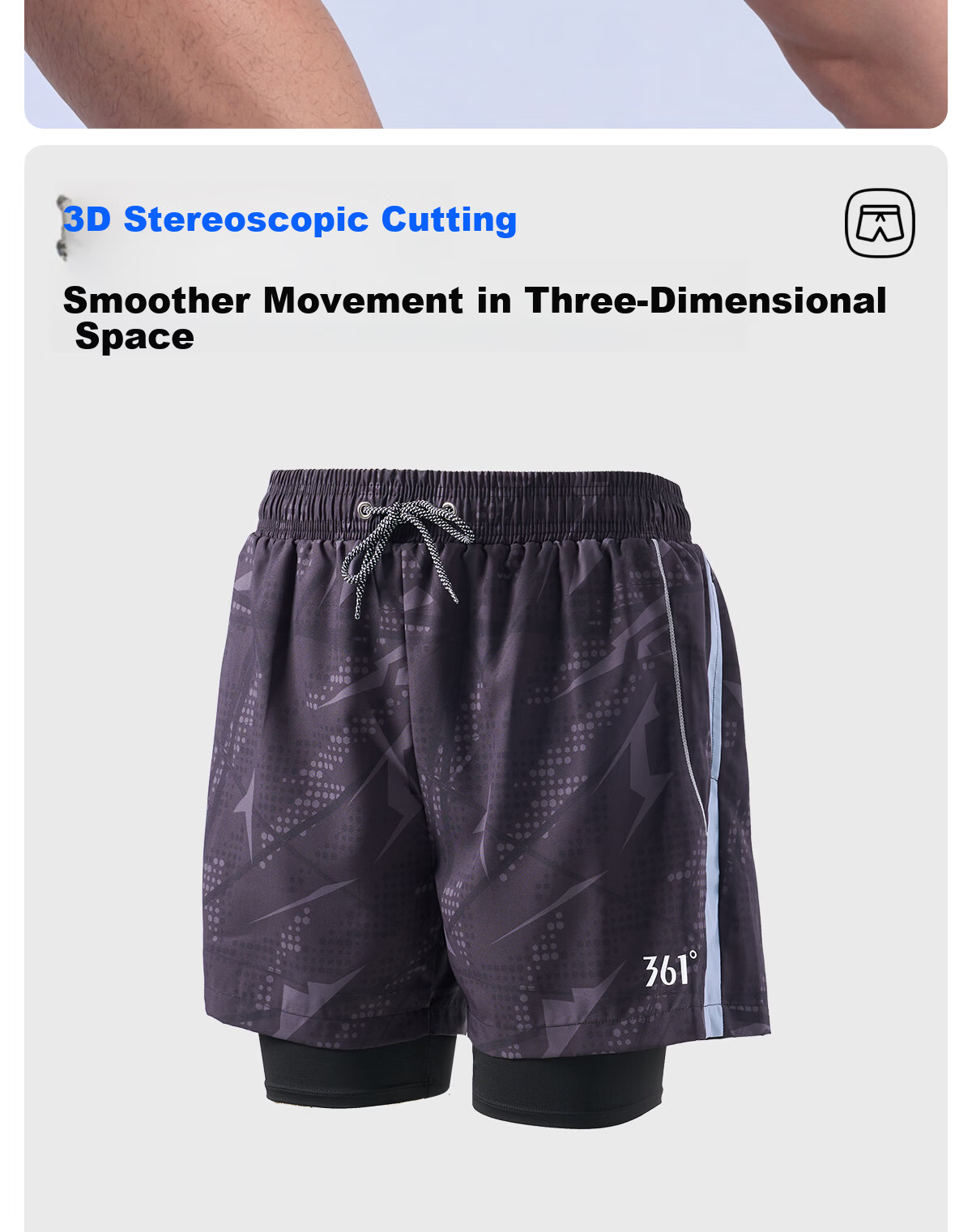 361° Men's Swim Trunks, Plus Size, Extra Large, for 140-260 Jin Weight, Loose-Fitting Swimsuit for Chubby Men, Hot Spring And Swimming Trunks Equipment 8