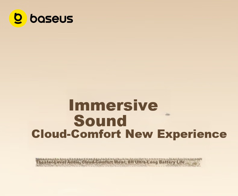 Baseus BH1 Air Retro Headphones, Over-Ear Wireless Bluetooth V6.0, High-Definition Sound Quality, Fashionable Digital Styling, Metal Millennium Y2k, Internet Celebrity Atmosphere 1