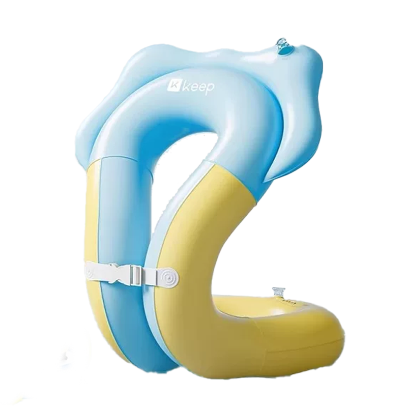 Keep Swimming Ring for Children Over 3 Years Old Baby Anti-Tip Life-Saving Swim Float Summer Ice Cream Design