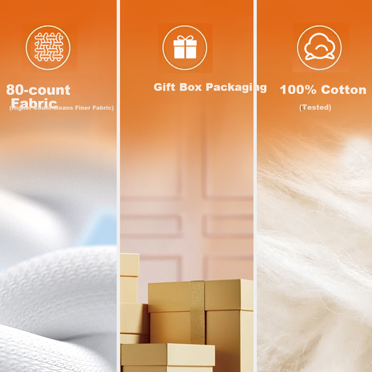 Yiershuang [80s 100% Pure Cotton] Premium Thermal Underwear Set for Women, Crew Neck Autumn Top and Bottom Gift Box Set