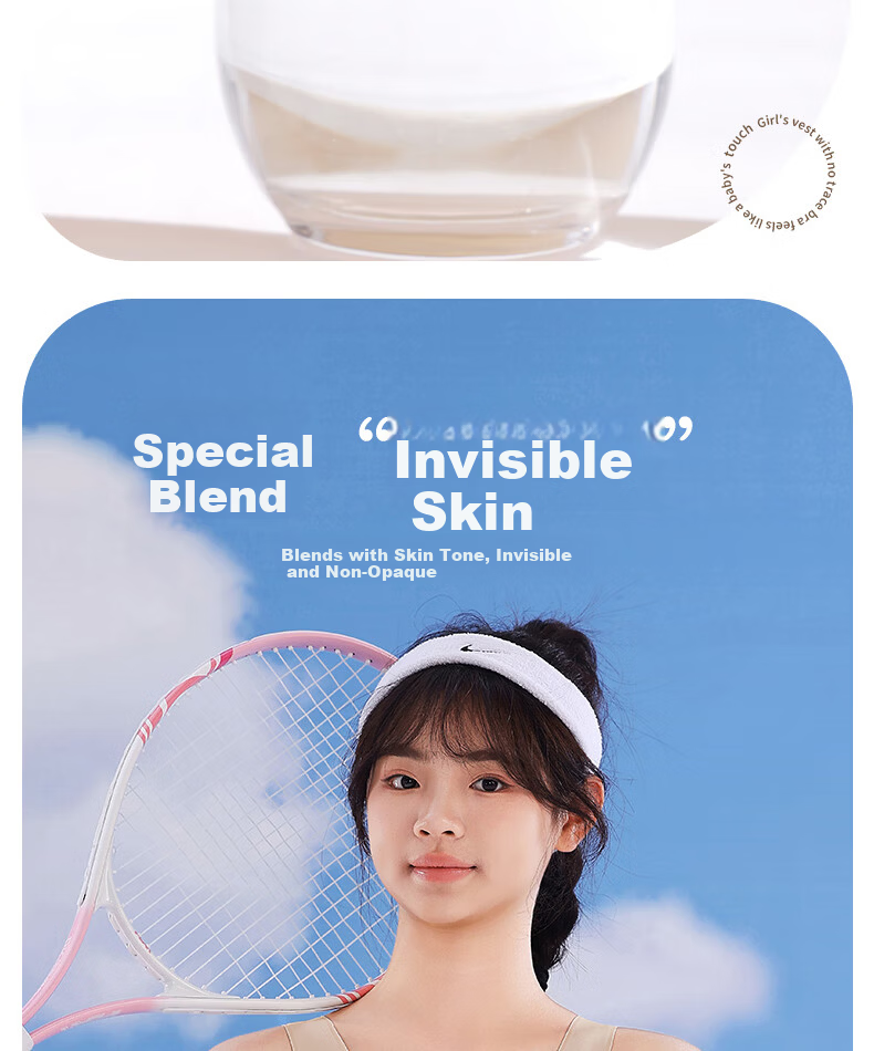 Free Style Developmental Period Girls' Underwear Junior High School Student Puberty Bra Seamless Invisible Ultra-Thin Girls' Vest 21