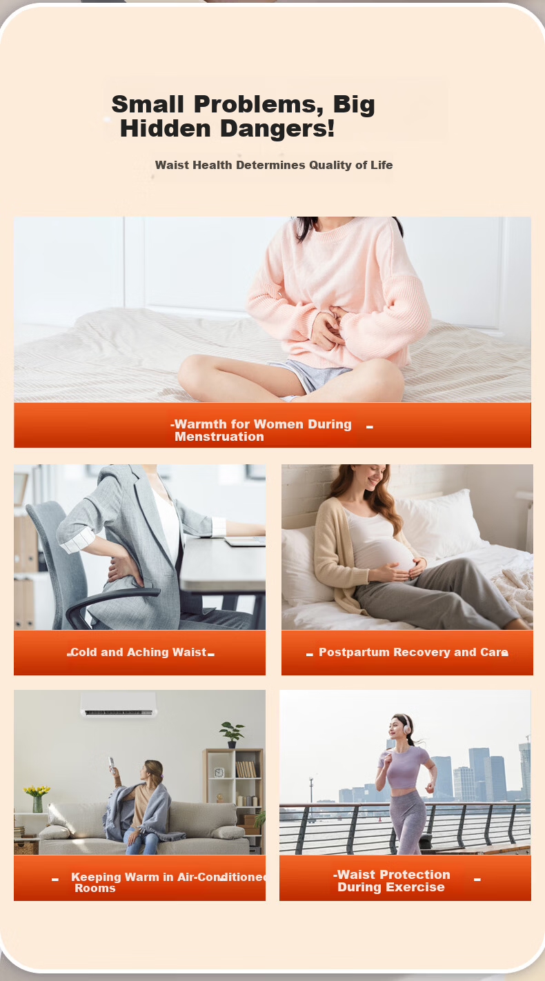LI-NING Lumbar Support Belt for Lumbar Muscle Strain and Disc Herniation, Warmth for Men and Women, Specially Designed for Prolonged Sitting, Backrest Cushion for Lower Back Pain 3