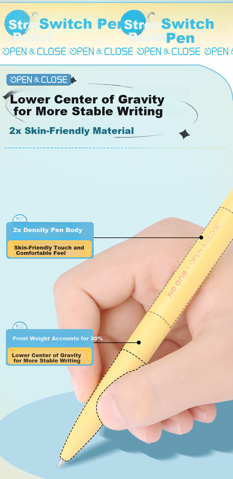 M&G Stationery Retractable Black Gel Pen 0.5mm Student Quick-Dry Click Pen Large Capacity 12pcs/Box AGPH9905 4