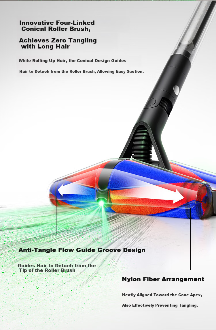 DYSON Pencilvac Pencil Vacuum Cleaner Slim Design Flexible Omni-Directional Anti-Tangle Pet Handheld Cordless Home Use 10