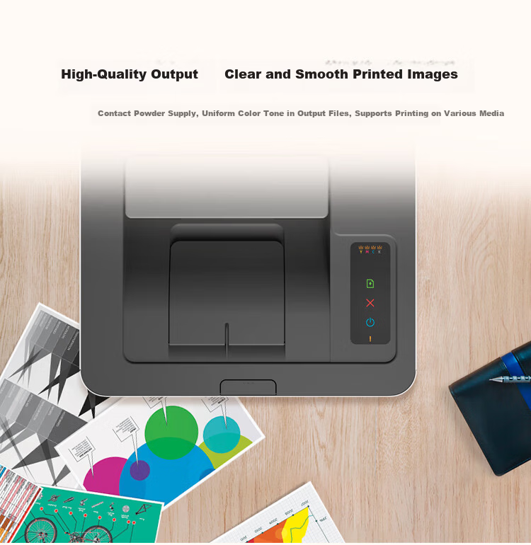 HP 4303dw Color Laser Multifunction Printer All-in-One Red Header Document Print Copy Scan Duplex Network Home Use (4 Toner Cartridges) 7
