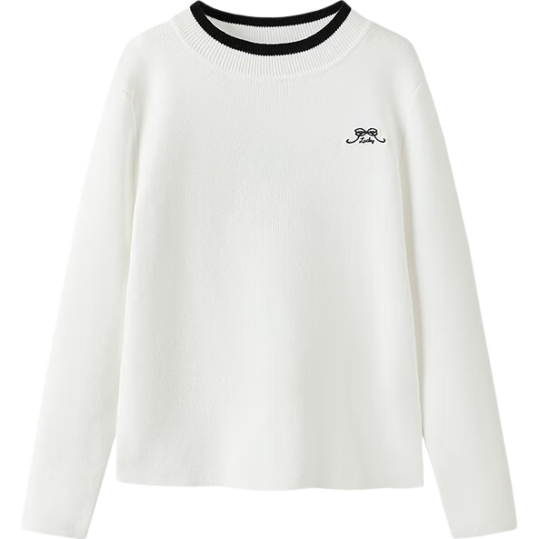 BALABALA Balaone Kids Sweater Girls 2025 Spring Autumn Pullover Knitwear 208325103003