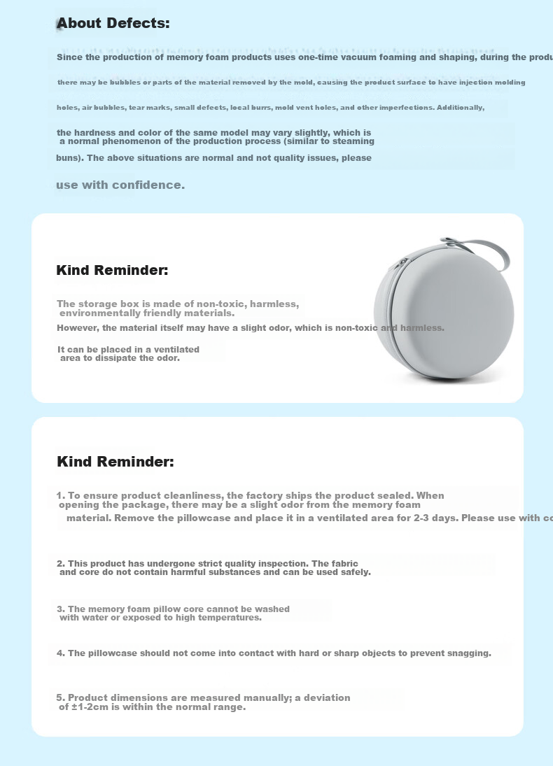 Yilafu U-Shaped Neck Pillow Cervical Support Memory Foam Travel Headrest for Airplane Car Nap Sleep Aid 21
