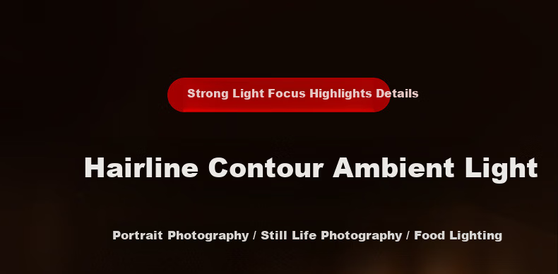 JIMANTU Live Fill Light Backlight Contour Hair Light Studio Spotlight Photography Beauty COB Spotlight Video Shooting Background Ambient Light LM8800 1