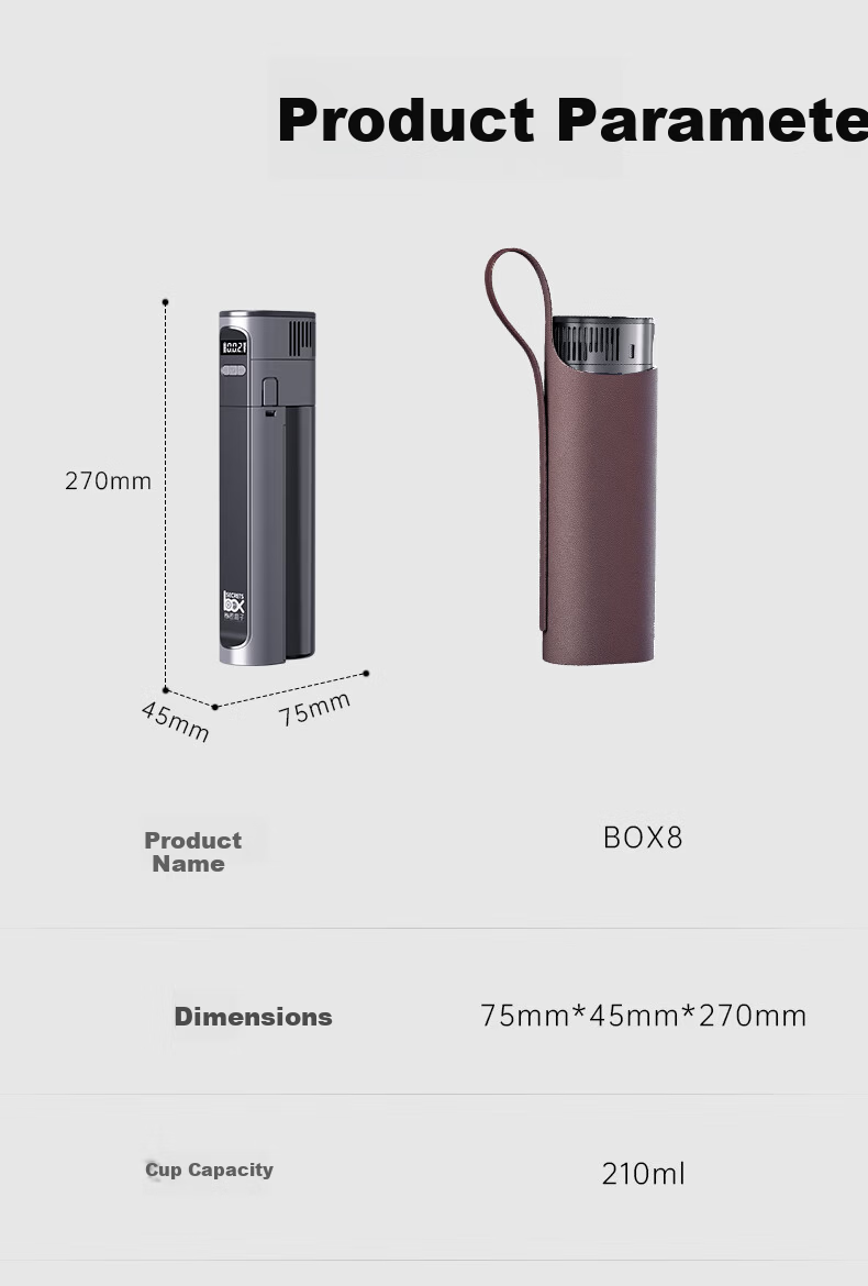 SECRETSBOX 2026 New Mini Capsule Insulin Cooler Box with Built-in Battery Portable Airplane Cooling Cup Mini Refrigerator 17