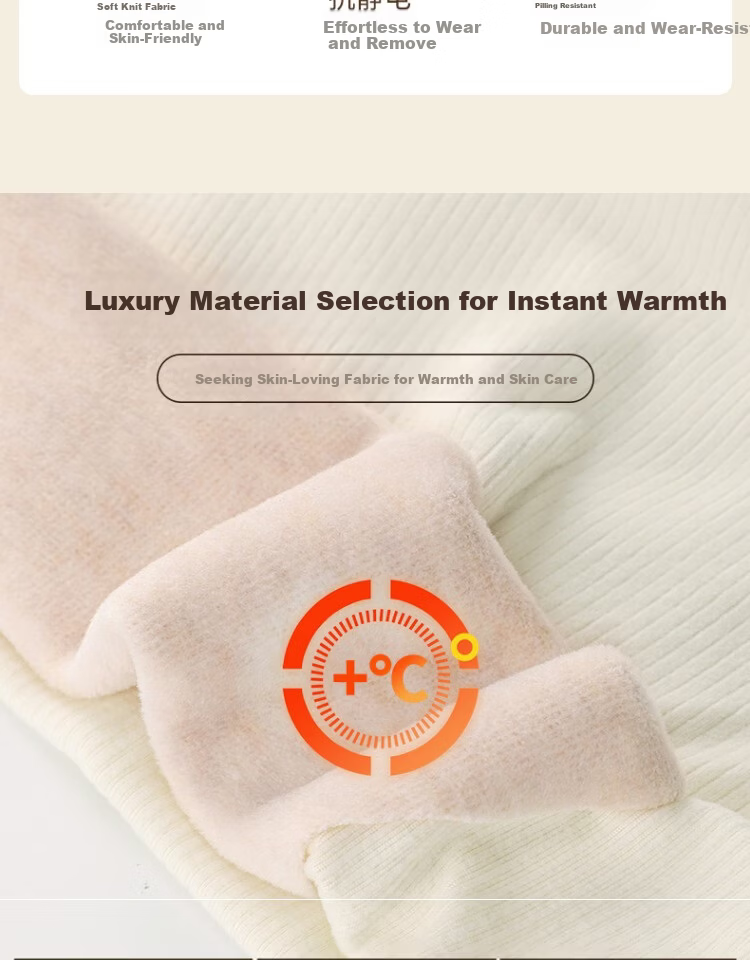Mankejiao Women's Cashmere Silk Thermal Underwear Set Fleece Lined Thickened 2025 Autumn Winter New Long Johns Bra-Free 3