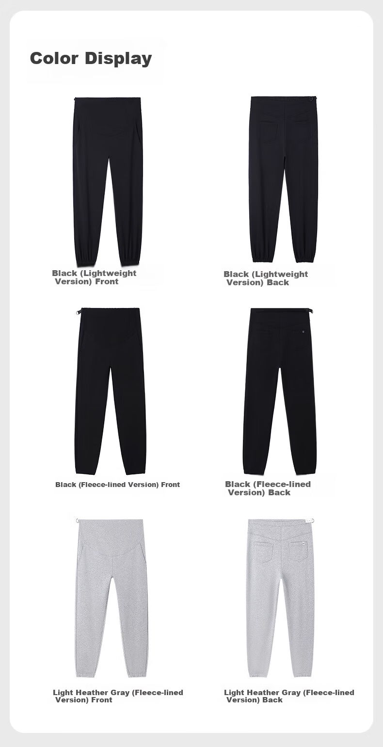 PurCotton Maternity Pants High Cotton Content Belly Support Pregnancy Four Seasons Casual Leggings Maternity Wear 160 13
