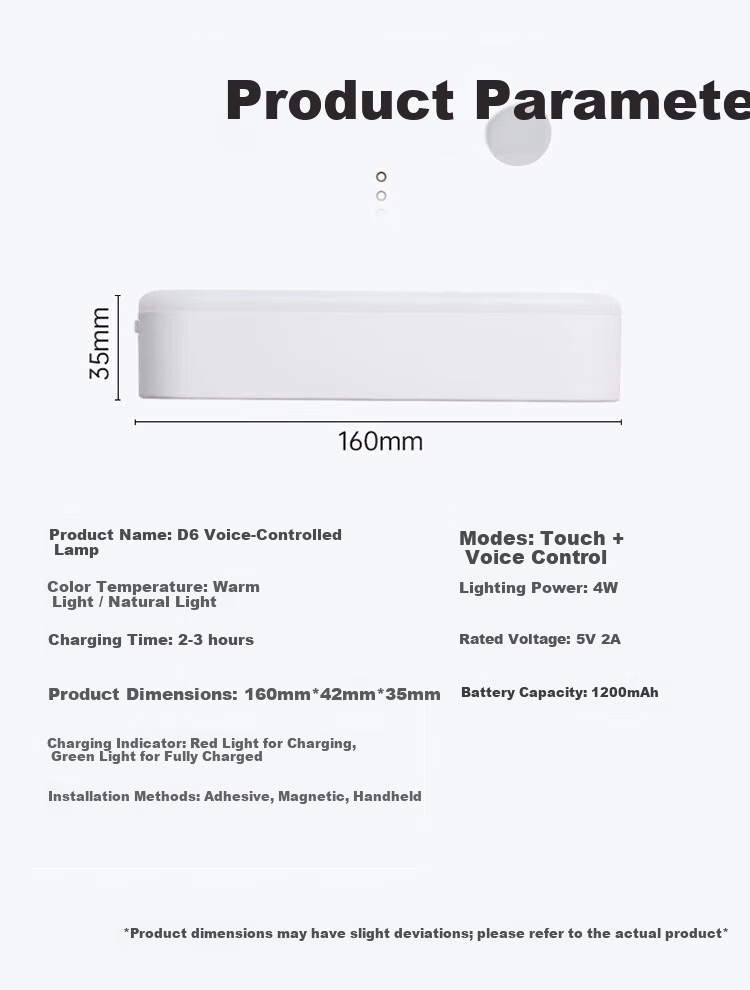 Smart Voice-Controlled Night Light for Bedroom, Hallway, Elderly, Toilet, Sleep Aid 10