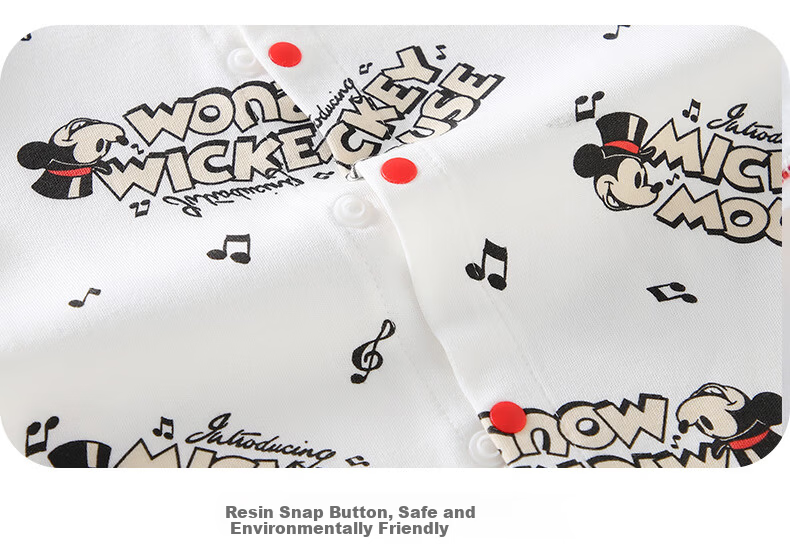 Disney 2-Piece Baby Bodysuit Set Newborn Spring Autumn A-Class Cotton Unisex Infant Romper Pajamas 9