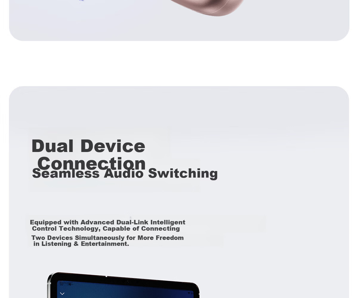 Edifier Halo Clip Clip-On Trendy Bluetooth Earphones Cyber Abyss Lighting Bluetooth 6.1 35H Long Battery Life Compatible with Apple Huawei Xiaomi Phantom Silver 42