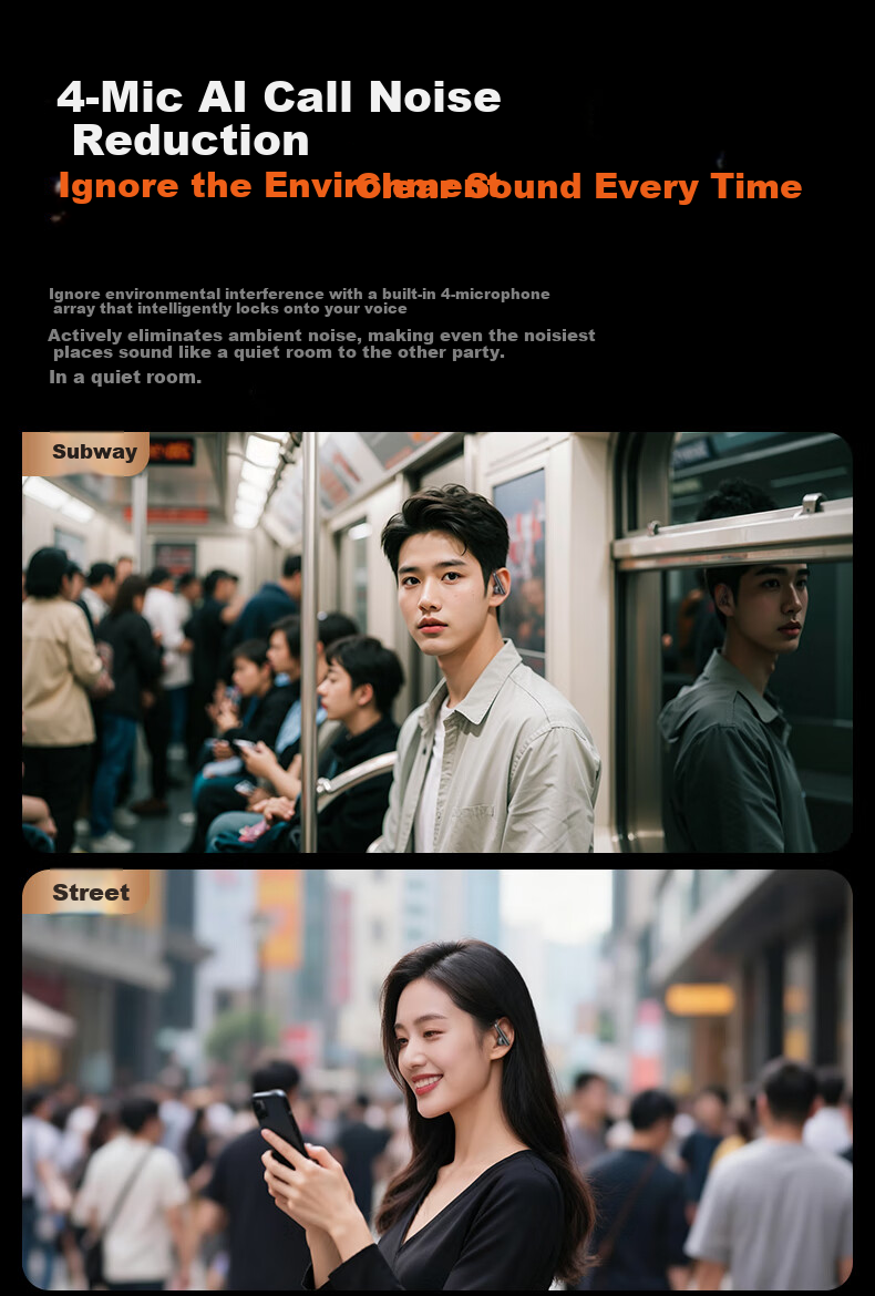 Chuangu 2025 Latest Top Model Bluetooth Bone Conduction Open-Ear Sports Running Headphones Long Battery Life Noise Cancelling 8