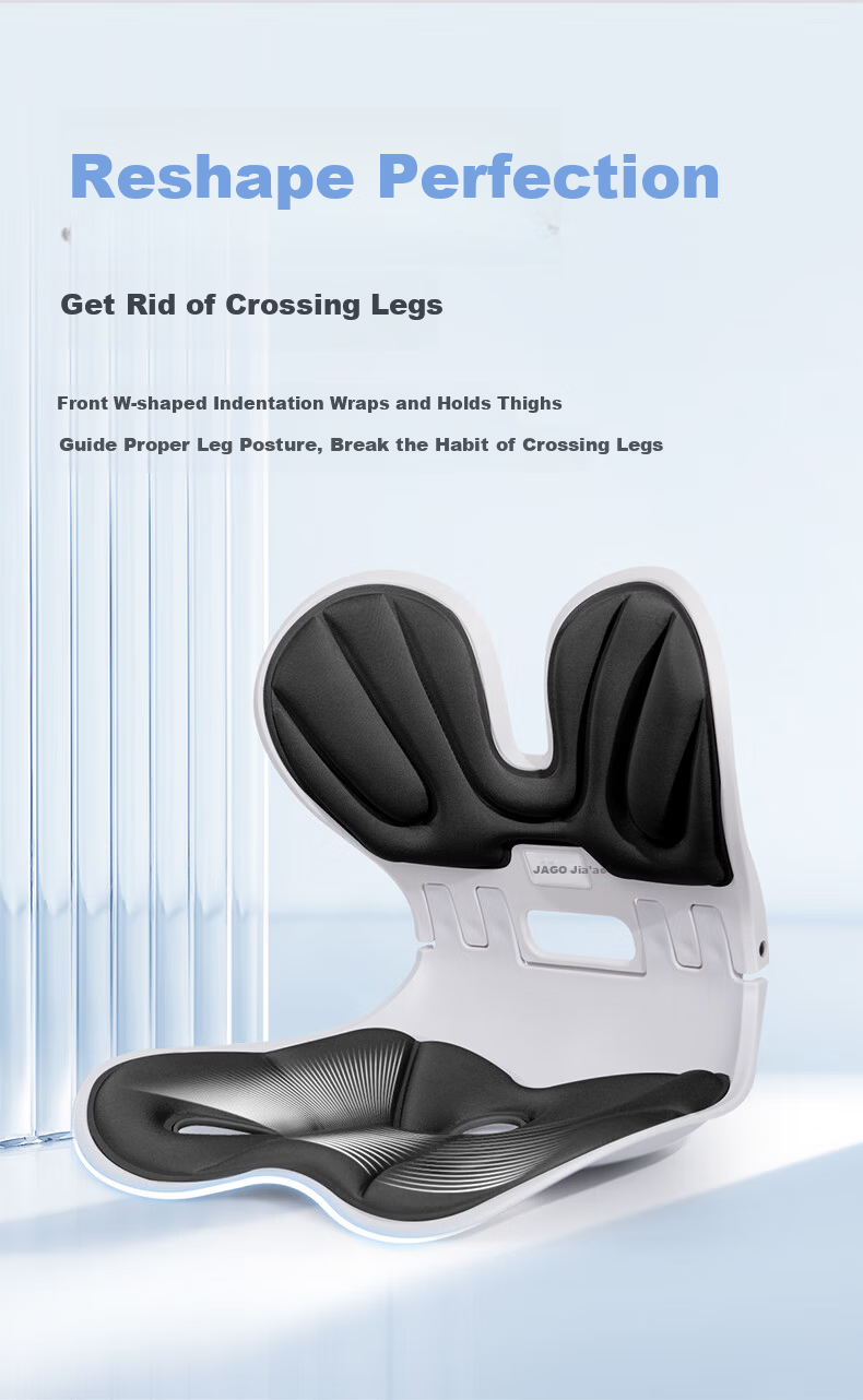 JAGO Lumbar Support Seat Cushion Waist Protector Long Sitting Office Backrest Integrated Waist Support Pad 4