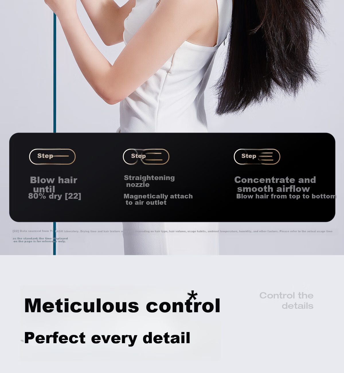 Tongsci F8 Plasma High-Speed Hair Dryer Dual Barrel Home Use Hair Care Quick Drying Strong Wind Power Damage-Free Hair Blow Dryer Birthday Anniversary Gift for Girlfriend Wife Practical Premium Gift B 30