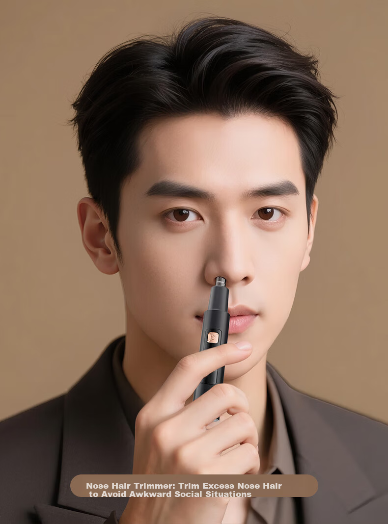 CHIGO Electric Nose Hair Trimmer for Men Portable Nose Hair Cutter Nose Hair Removal Tool Nose Hair Groomer Nose Pore Cleaner 02 5