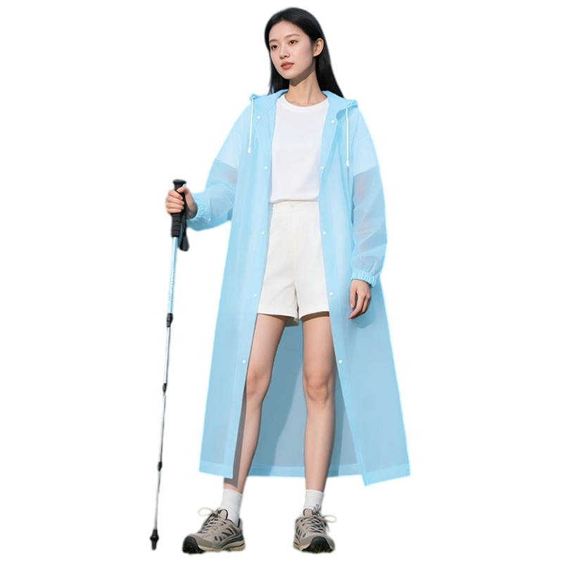 40,000 KM Disposable Long Raincoat Independent Packaging Full Body Heavy-Duty Rain Poncho for Adults Outdoor Travel