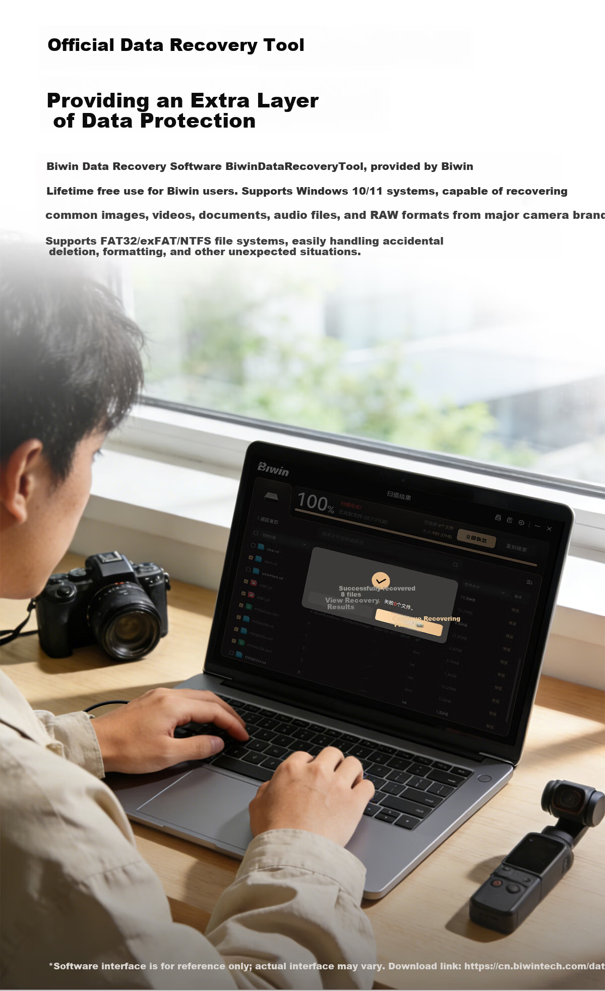 BIWIN 128GB SD Memory Card U3 V30 High-Speed Camera SD Card 4K Ultra HD Recording Read Speed 210MB/s Write Speed 70MB/s 13