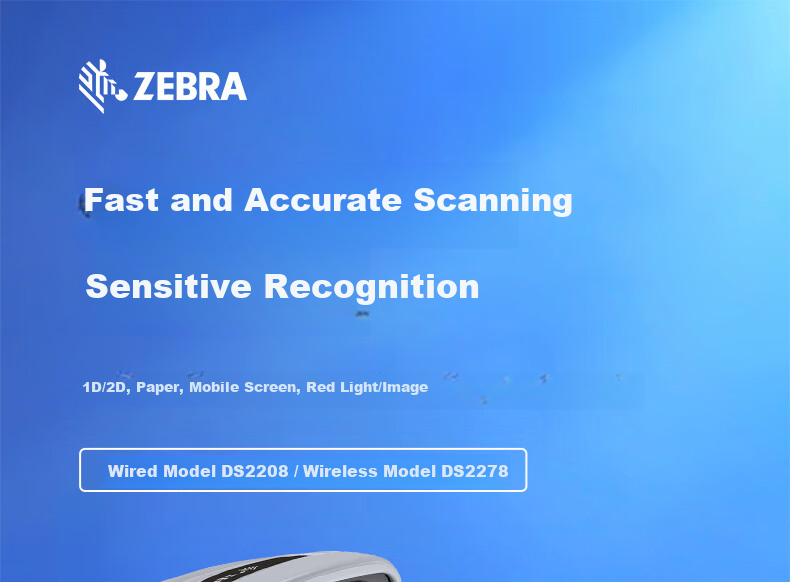 ZEBRA ZEBRA LI4278 Handheld 1D Wireless Barcode Scanner Gun 1