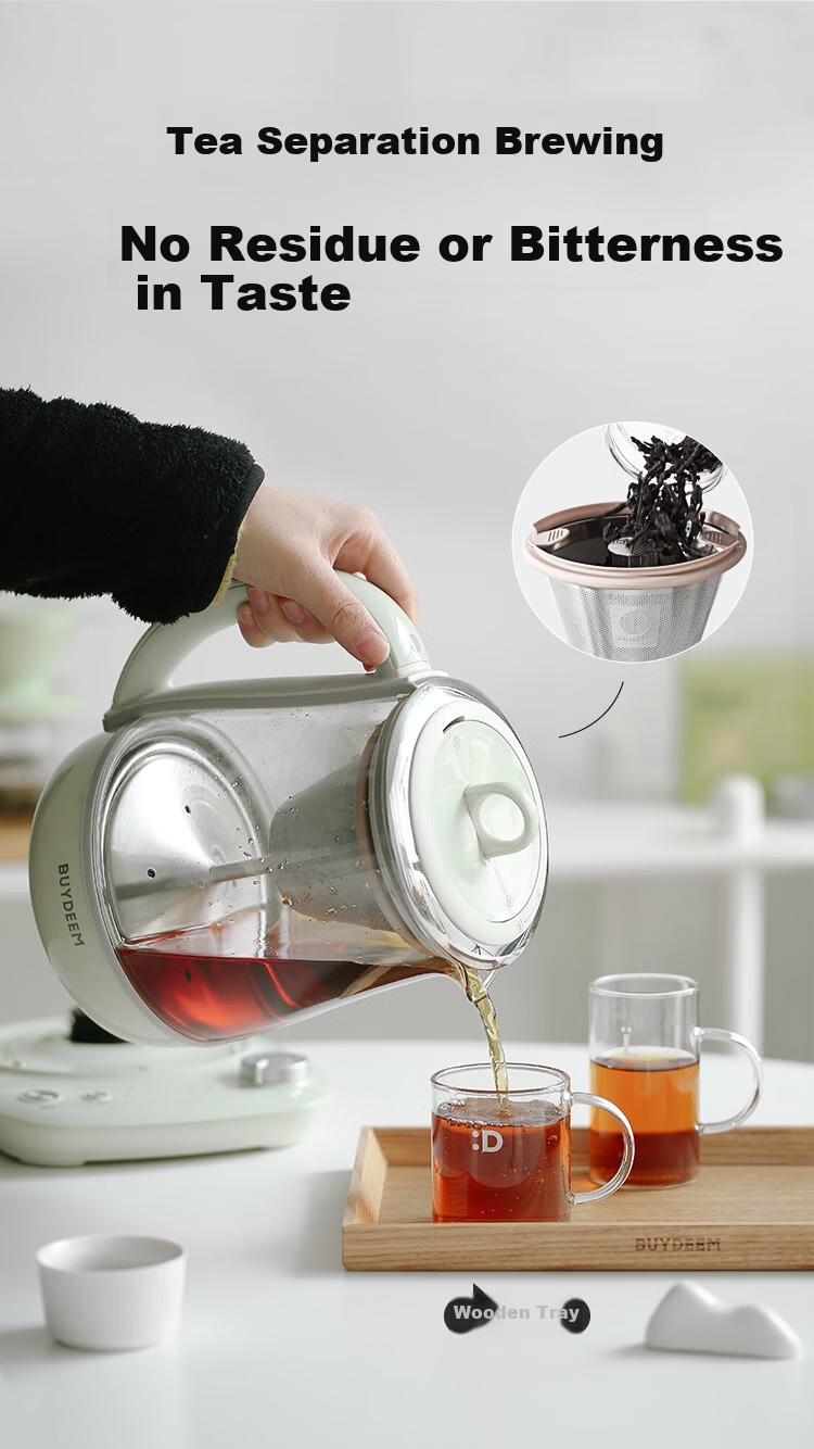 Buydeem Health Pot Accessory Siphon Extraction Basket Tea Coffee Extractor Compatible with Health Pot (Models K159T/IK121/K165/K156/K187/K176) 3