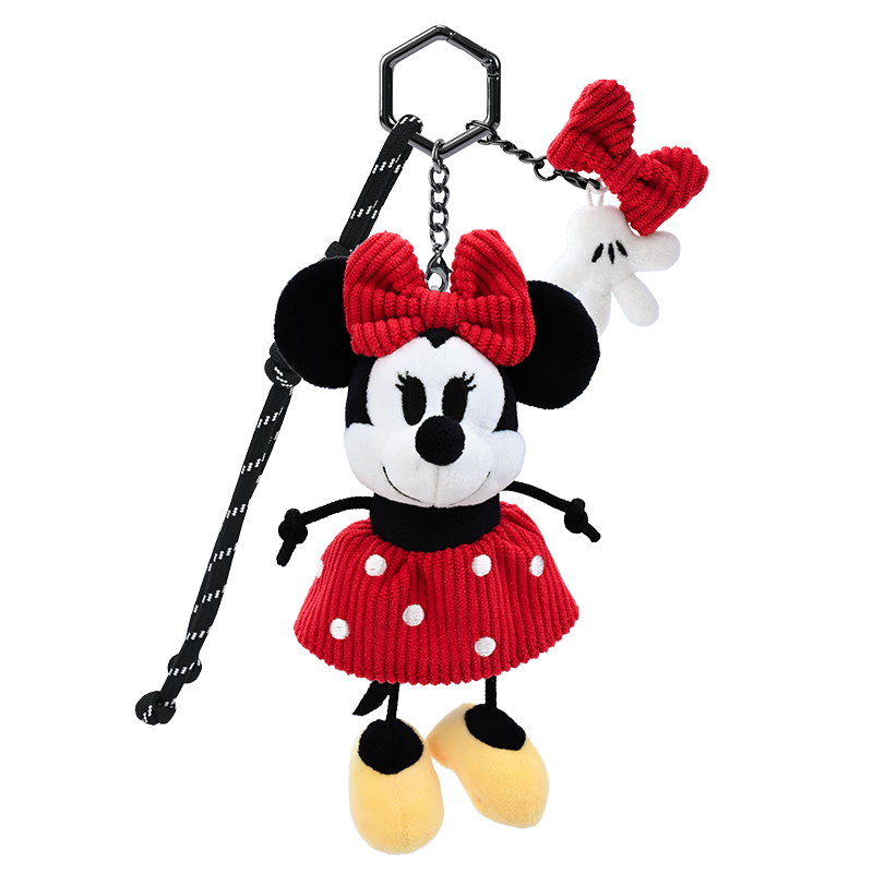 Disney Minnie Plush Backpack Keychain Doll Toy Small Figurine Girls Birthday Gift for Best Friend