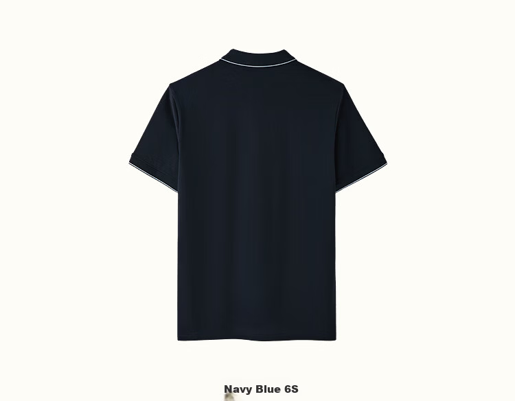 HLA Heilan Home Men's Short Sleeve Polo Shirt 2026 New Arrival Ma Dao Fa Cai Collar Cool Breathable Summer Short Sleeve 7