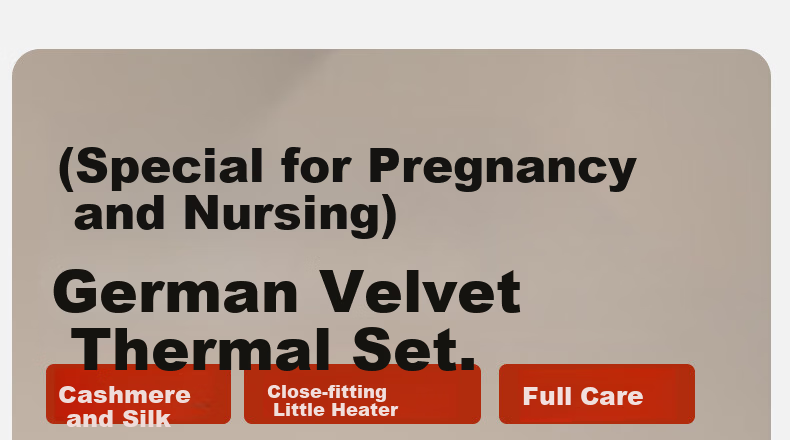 MiiOW Maternity Thermal Underwear Set for Women Postpartum Nursing Velvet Autumn Winter Plus Size Confinement Wear 1